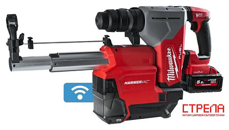 Перфоратор Milwaukee M18 ONE FHPX DEL-552C Fuel One-Key 4933478498 (с 2-мя АКБ, кейс)
