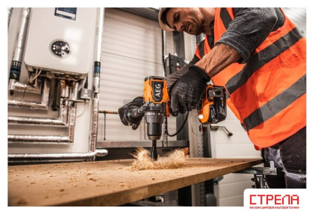 Ударная дрель-шуруповерт AEG Powertools BSB 18BL2-602K 4935481043 (с 2-мя АКБ, кейс)