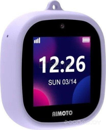 Умные часы с наушниками Aimoto Crystal 4G (сиреневый)