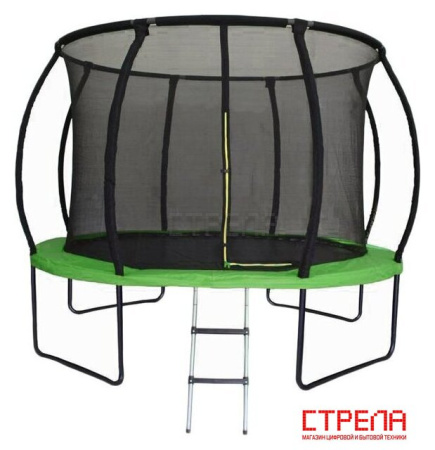 Батут Atlas Sport 312 см - 10ft Master (с лестницей, зеленый)
