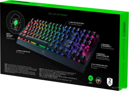 Клавиатура RAZER BlackWidow V3 Tenkeyless Green Switch
