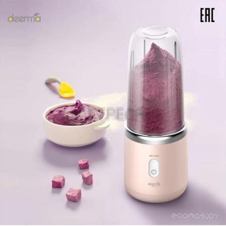 Портативный блендер Deerma DEM-NU05 Pink