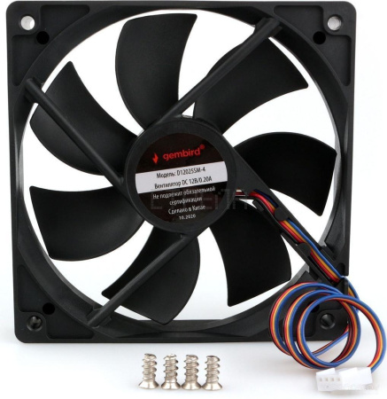 Вентилятор для корпуса Gembird D12025SM-4