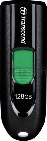 USB Flash Transcend JetFlash 790C 128GB (черный/зеленый)