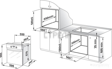 Электрический духовой шкаф Gefest 622-04 В1 S