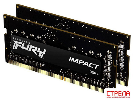 Оперативная память Kingston FURY Impact 2x32GB DDR4 SODIMM PC4-25600 KF432S20IBK2/64