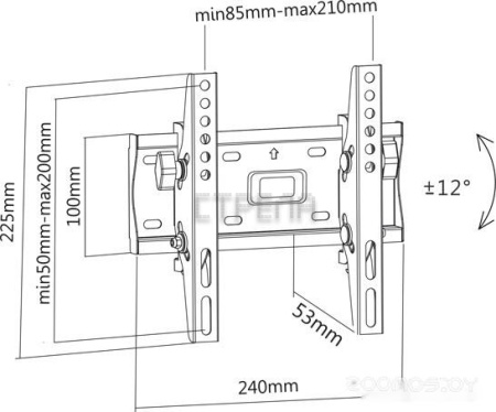 Кронштейн MasterKron PLN08-22T