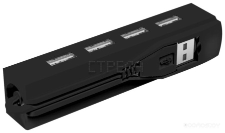 USB-хаб Ritmix CR-2406 (черный)