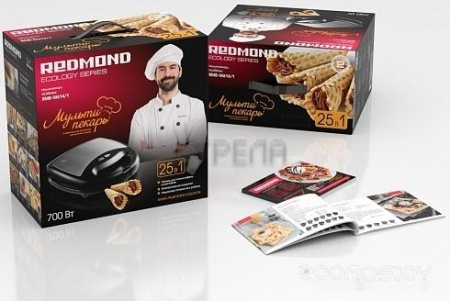 Многофункциональная сэндвичница Redmond Мультипекарь RMB-M614/1