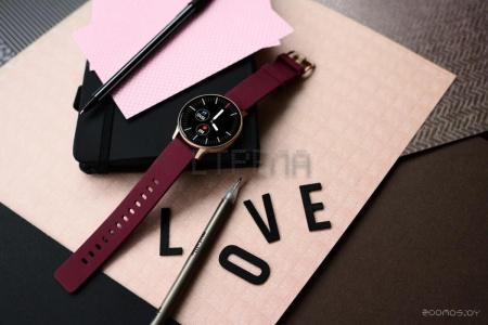 Умные часы Canyon Badian CNS-SW68RR (золотистый/бордовый)