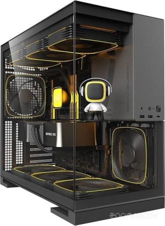 Корпус Geometric Future Model 5 (черный/серый)