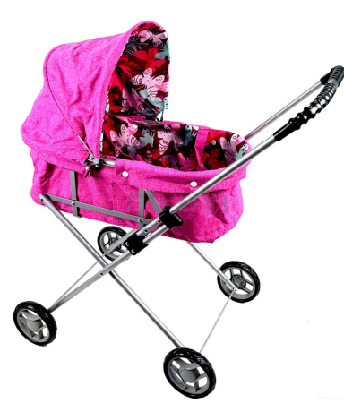 Коляска для кукол Melogo 9308-6 (розовый)
