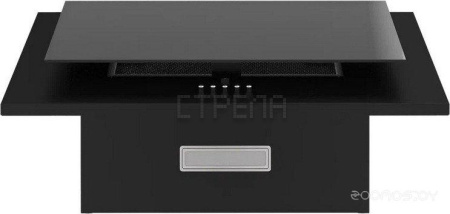 Кухонная вытяжка Elikor Коралл 60П-430-К3Д 266401 (черный/черное стекло)