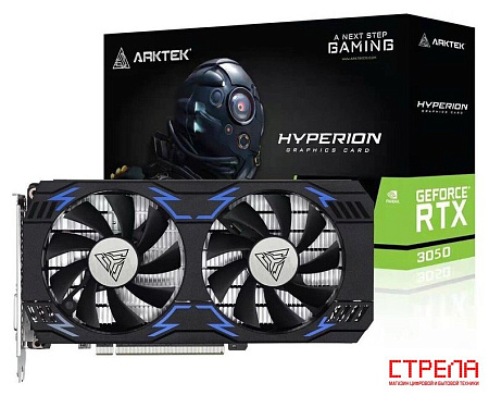 Видеокарта Arktek Hyperion GeForce RTX 3050 6GB GDDR6 AKN3050D6S6GH1