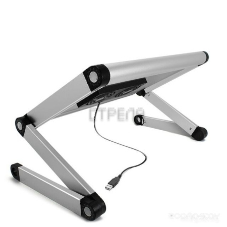 Подставка для ноутбука CrownMicro CMLS-100 (серебристый)