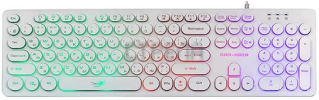 Клавиатура DIALOG Gan-Kata KGK-16U (белый)