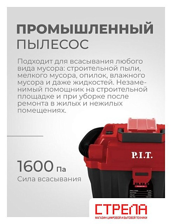 Пылесос P.I.T. PVC20H-10A Solo (без АКБ и ЗУ)