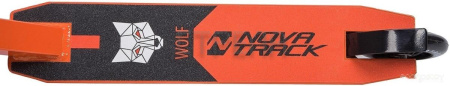Самокат Novatrack Wolf EL 110P.WOLF.BOR9 (оранжевый)
