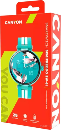Умные часы Canyon Semifreddo SW-61 (мятный)