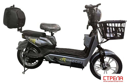 Электроскутер NOVA EC03 (серый, без цепи)