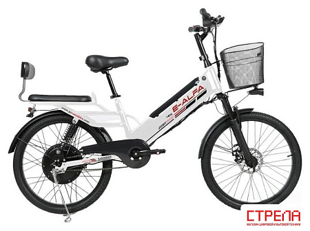 Электровелосипед SameBike Е-Alfa New SB-E-ALFA350-36/10 (белый)