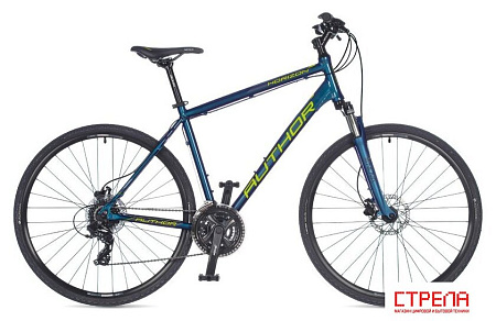 Велосипед Author Horizon р.18 2022 (синий/желтый)