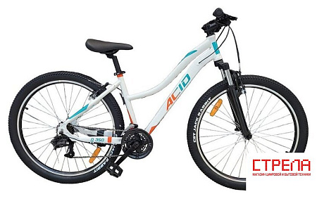 Велосипед Forward Acid 27.5 Q-350 FR р.16.5 2024 (белый/бирюзовый)