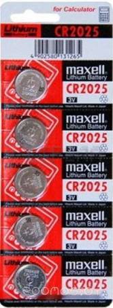 Батарейка MAXELL CR2025 5 шт