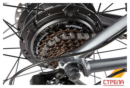 Электровелосипед Eltreco XT 850 (черный/синий)