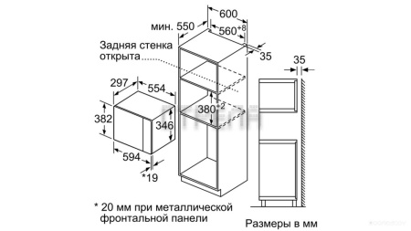 Микроволновая печь Bosch BFL524MB0