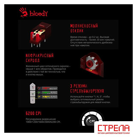 Игровая мышь A4Tech Bloody A70