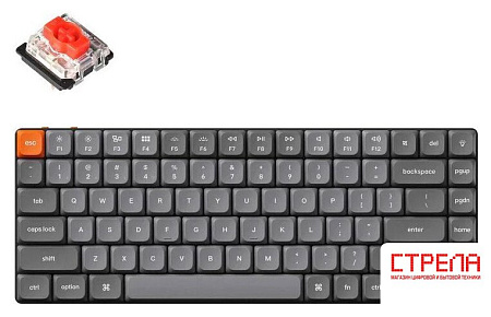 Клавиатура Keychron K3 Max RGB K3M-H1-RU (Gateron Low Profile Red)