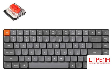 Клавиатура Keychron K3 Max RGB K3M-H1-RU (Gateron Low Profile Red)