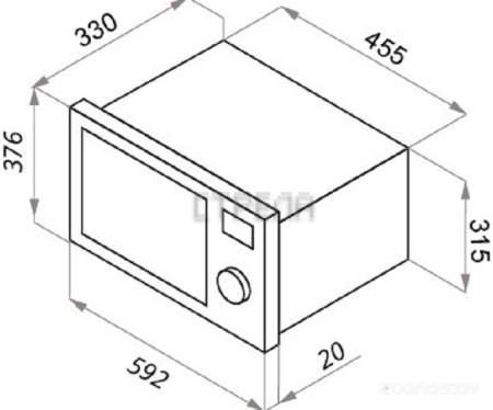 Микроволновая печь Maunfeld JBMO.20.5GRBG