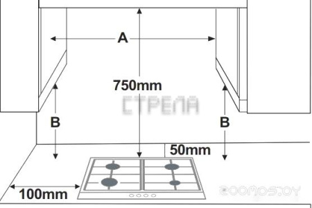 Варочная панель Indesit THP 642 W/IX/I RU