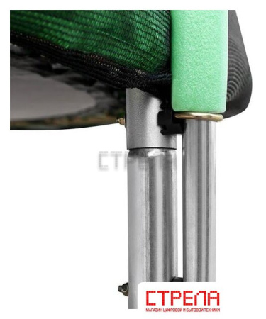 Батут Happy Jump 14ft Pro 435 см с внешней сеткой и лестницей