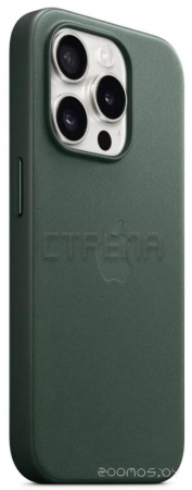 Чехол для телефона Apple MagSafe FineWoven Case для iPhone 15 Pro (зеленый)