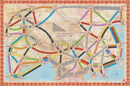Настольная игра Мир Хобби Ticket to Ride. Азия
