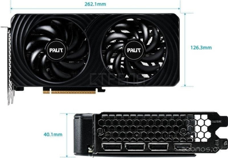 Видеокарта PALIT GeForce RTX 5060 Dual OC NE75060S19P1-GB2063D