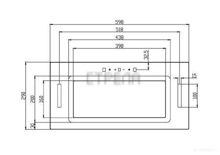 Кухонная вытяжка Schtoff Wanda 60 (черный)
