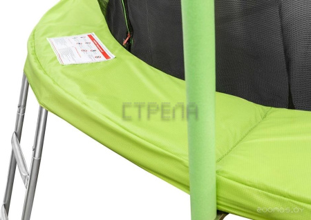 Батут Alpin Inside 3.12 м с защитной сеткой и лестницей