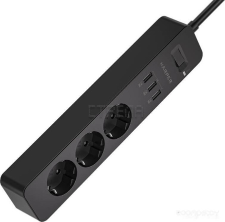 Сетевой фильтр HARPER UCH-325 (черный)