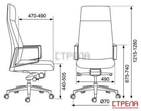 Офисное кресло Бюрократ _JONS (серый)