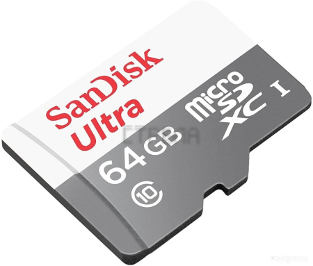 Карта памяти SanDisk Ultra SDSQUNR-064G-GN3MN microSDXC 64GB