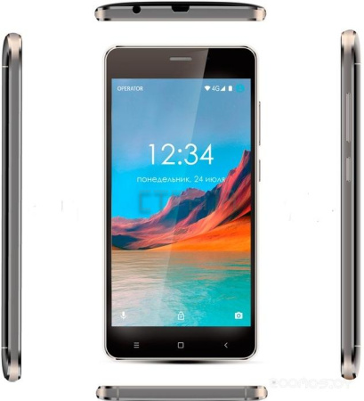 Смартфон Ginzzu S5220 (Black)