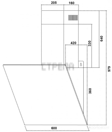 Вытяжка Germes Тоскана 60 (White)