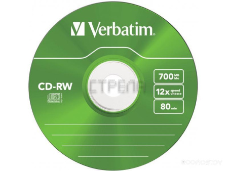 CD±RW Verbatim 700Mb 12x speed (43167/43148)
