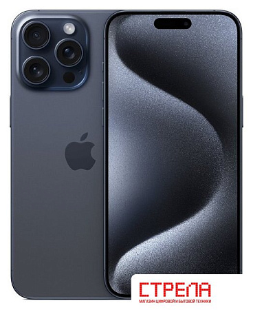 Телефон Apple iPhone 15 Pro Max 512GB (синий титан)