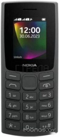 Кнопочный телефон Nokia 106 (2023) Dual SIM TA-1564 (угольный)