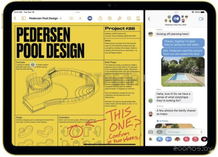 Планшет Apple iPad 10.9" 2022 64GB (розовый)